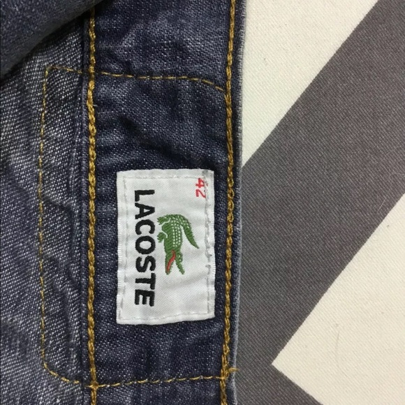 Lacoste Jeans Size 42 Mens Blue Denim 33x33 - Picture 5 of 7